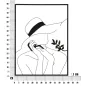 PANEL ŻELAZNY ELEGANT -B- 60X1X80 cm
